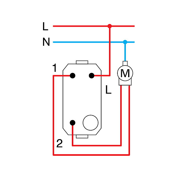 TIPKALO ZA ZALUZIJE SM41PWNT10 B 16A BELO TEM TOPDOM4