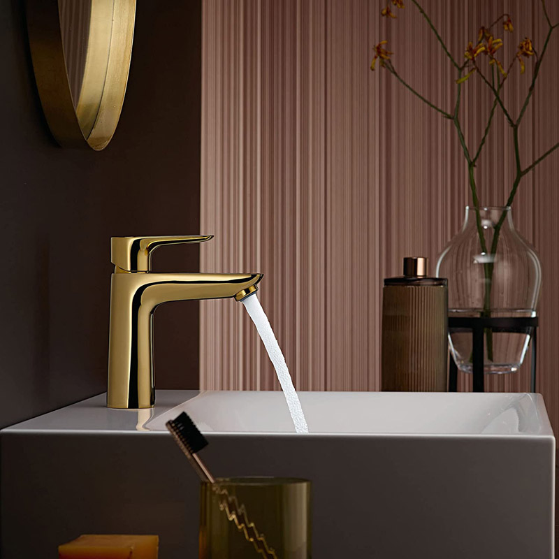enorocna armatura za umivalnik talis e zlata 71710990 hansgrohe topdom 2