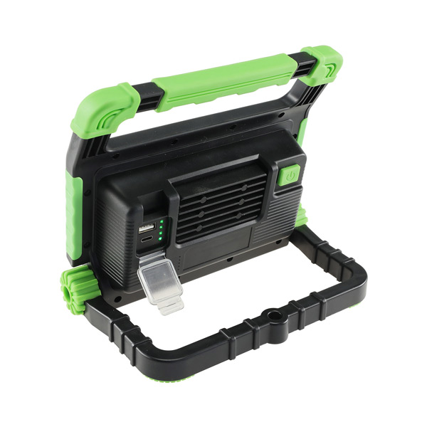 reflektor led prenosni 20w zelena 3 7v 5 0ah 1800lm ip54.ci .28962.0.0
