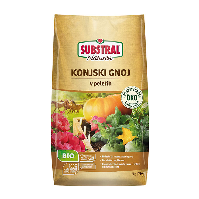 BIO KONJSK GNOJ V PELETIH SUBSTRAL NATUREN 7 KG