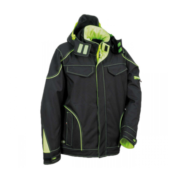 JAKNA SOFTSHELL TECKA 415 LIME-ANTRACIT, COFRA