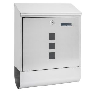 POŠTNI NABIRALNIK ROMA INOX + ROLA 305X400X115 MM 17 NABIRALNIKroma1a min