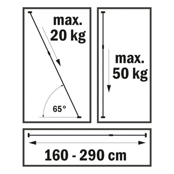 OPORA STROPNA 160-290CM MAKS.50KG, 31HAND, TRIUSO 3 opora stropna 160 290cm maks 50kg 31hand triuso eobnova 3
