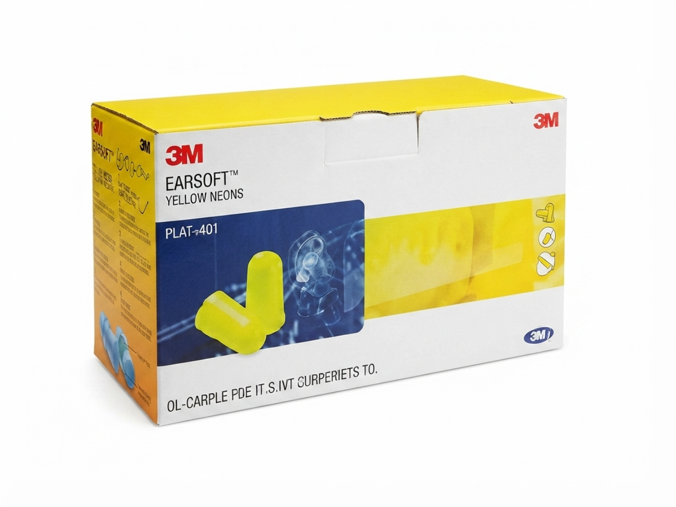 3M CEPI ZA USESA EAR SOFT NEON YELLOW 250 PAROV eobnova