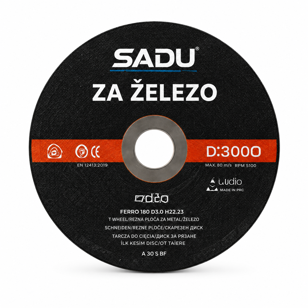 REZALKA ZA ŽELEZO 230X3X22,2 A30R SADU 010114A