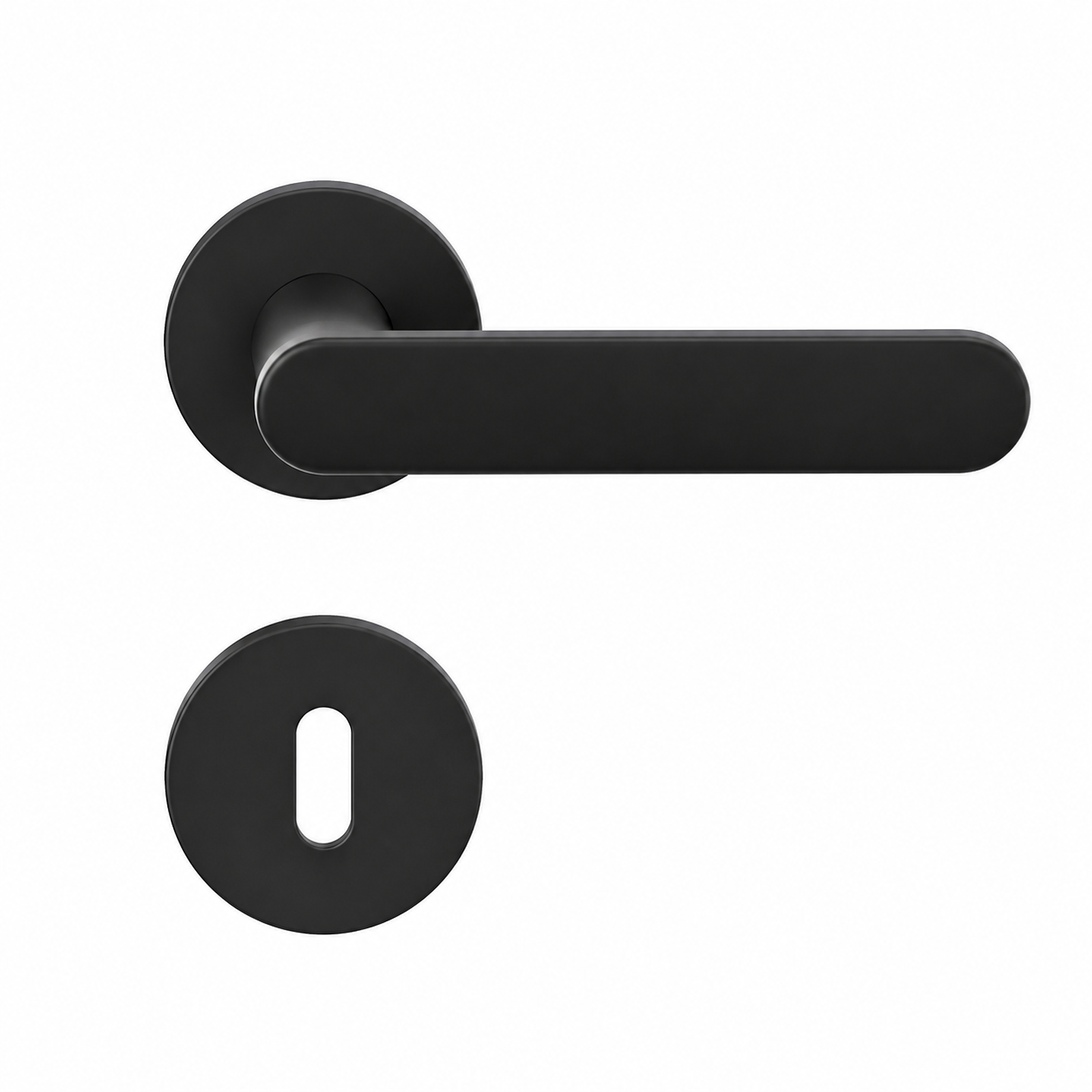 KLJUKA V-LINE KLJUKA SIKE WC ČRNA