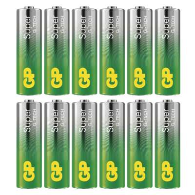 GP SUPERPOWER BATERIJE 12kos 1.5V AA