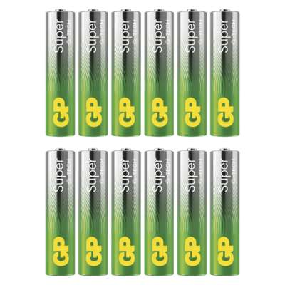 GP SUPERPOWER BATERIJE 12kos 1.5V AAA