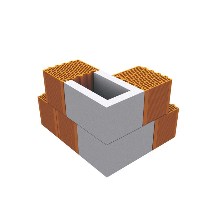 EPS VOGALNIK POROTHERM DRYFIX 44, WIENERBERGER 1 POROTHERM VOGALNIK 44 DRYFIX 565 × 44 × 249 cm WIENERBERGER